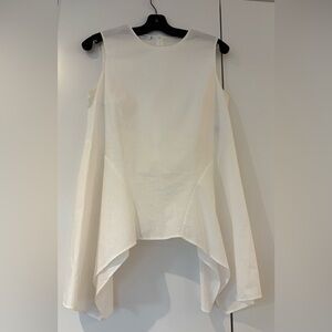 Akris Punto White Sleeveless Blouse